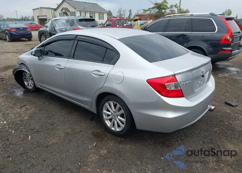 2012 Honda Civic Ex from USA, damaged, VIN 19XFB2F86CE325907